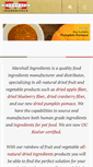 Mobile Screenshot of marshallingredients.com